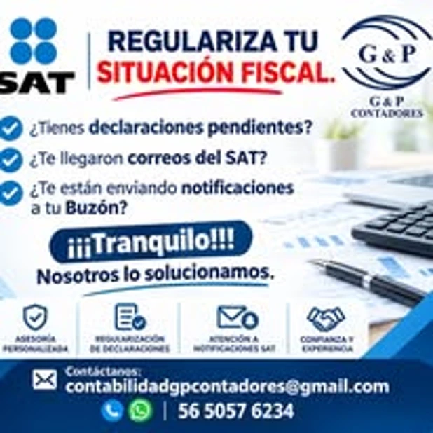 Regulariza tu situación fiscal con G & P Contadores